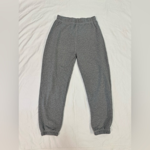 Reformation Skye Boyfriend Sweatpant Heather grey size Medium - Picture 8 of 8